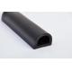 Black D Shape Marine Rubber Fender Effective Edge Protection For Boat And Dock