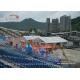 300 People Clear Span Marquee Large Event Tents Transparent Clear Top Temporary Catering Venue