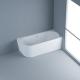 Fresh Acrylic Free Standing Bathtub White Customized Color For Bathroom