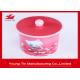 135 x 150 MM Cylinder Cookie Packaging Gift Tins Container Box With Nob On Lid