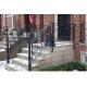 Powder Coating Decorative Welding Wrought Iron Handrails For Outdoor Steps Steel House