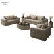 Modular Couch For Small Spaces 6 Seater Genuine Leather Sectional Sofa 3 Piece