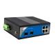 10/100/1000M Unmanaged Industrial Ethernet Switch 4 POE 2 SFP Ports