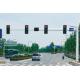 Tapered Hot Dip Galvanized Traffic Monitoring Signal Pole For Crossing Road