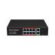 8 POE RJ45 ports 2 RJ45 upper ports Ethernet Switch FG-4882M with Private Mold Design