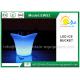 Recharged Light Up LED Ice Bucket , IP68 PE LED Champagne Bucket For Bars