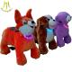Hansel animals ride plush wheels made in china and stuffed animal toys ride with plush motorized animals for mall