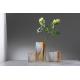 Handmade grey luster Glass Vase For Home Decor