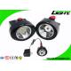 10000 Lux IP67 Cordless Mining Lights Cap Lamp 2.8Ah Battery Plug - In Charging Way