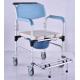 Movable Toilet Chair Squatting Toilet Home Care Adjustable Bath Seat With Foot Rest