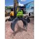 360 Degree Rotating Hydraulic Timber Grab , Excavator Grab Attachments Q355B Material