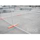 Construction Sites Temporary Yard Fencing , Firm Structure Crowd Control Barriers 