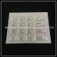 Vandalism Proof Metal Numeric Keypad For Bank Self Service Equipment