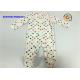 Newborn Kids Baby Pram Suit Breathable Pin Dot Print Long Sleeve Romper Jumpsuit