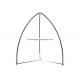 Outdoor C Frame Hammock Chair Stand For Hanging House , Hammock Chair Holder