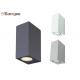 Square Mini Cube Outdoor LED Up Down Wall Light  2x3W For Apartment Facades