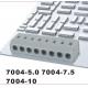 22-14AWG Wire Gauge Terminal Block Connector for Panel/PCB Mounting 20A Current Rating