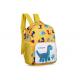 Zipper Closure 600D Polyester Backpacks For 4 Year Olds Yellow Blue