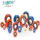 TINDA Rubber Coated Bearings Wheels With High Corrosion Resistance