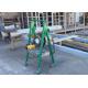 Green Color Pipe Cutting And Beveling Machine , Pipe Grooving Tool ISO 9001