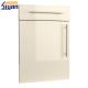 High Gloss Replacement Kitchen Cabinet Doors Shaker Style Cream White Color