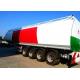 4 Axle 60K Liter Diesel Tank Semi Trailer With First Axle Lifting Aire Bag Spring