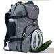 Men Women Canvas Gray Triathlon Transition Bag Gym Sport Backpack