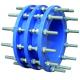 Anti Rust Ductile Iron Pipe Joints Blue Steel Pipe Dismantling Joint