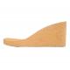 Breathability Antishock Natural Cork Sole Heel Wedge Inserts For Sandals Women