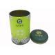 50g Metal Canister Flower Tea Tin Can With Glossy Varnish Effect