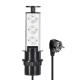 Modern Smart Kitchen Pull Out EU Power Kitchen Socket Hidden Tabletop with 3 EU Power Output Ports 16A Rated Current IP44