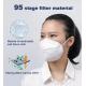 PM2.5 3d Folding FFP2 Face Mask Disposable Respiratory Non Woven Fabric