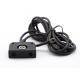 Black ESD Grounding Cord For Dual Operator Wrist Strap Ring Grounding Terminal