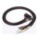 Fire Retardant Expandable Cable Sleeve Black Color For Wire Harness Protection