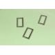 Rectangle  Custom Buttons For Clothing 30mm Long Bubblefree Granulefree