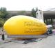 customized giant advertising lighting inflatable dark yellow blimp
