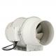 Plastic 5 Inch TT Mixed-Flow 2 Speed Inline Exhaust Duct Fan for Hydroponic Growing Systems