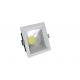 Indoor Square 30W COB LED Downlight Dimmable Long Lifespan For Office / Workshop