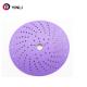 Abrasive Automotive Purple Zirconia Sanding Disc Multi Holes With Velcro