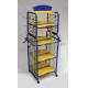 Metal Toys Retail Display Rack , Flooring Metal Display Stands 4- Way Movable