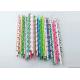 Environment Friendly Colored Paper Straws , Striped Paper Drinking Straws colored paper straws