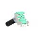 Single Gang Rotary Potentiometer Plastic/Metal Shaft Through Hole/DIP Mount 100MΩ Insulation Resistance