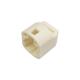 White Code B FAKRA HSD Connector PCB Mount RF Coaxial For GPS