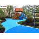 IAAF Blue Jogging Track Rubber Flooring Thermal Insulation