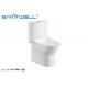 New Design Round Shape Chaozhou Dual Flush Toilet Universal Washdown Two Piece Sanitary Ware