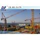 380V/60Hz Power Crane 50m Tower Crane Boom Length 2ton Tip Load New Luffing Jib Crane