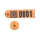 134.2KHZ animal tracking tag , RFID Ear Tag for Cattle Sheep Pig
