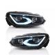12V IP67 Waterproof Car LED Headlights Assembly For VW Golf 6 Golf 8