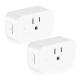 Smart Home 10A Wifi US Plug Socket White Timing Schedule AC 110-250V Compact Design