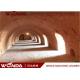 Hoffman Brick Tunnel Kiln , Red Clay Brick Making Kiln With Tunnel Dryer